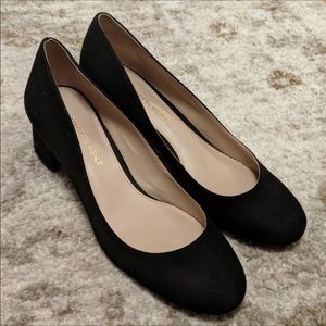 Saks block heel pumps size 6